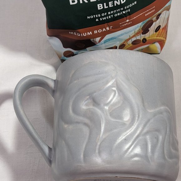 Starbucks Since 71  Embossed Mermaid Siren Gray 12 oz Coffee/Tea/Chocolate Mug - Picture 3 of 14